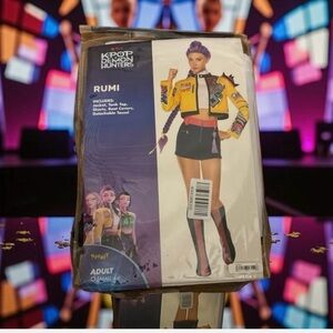 Kpop Demon Hunters Rumi Costume with Purple Wig